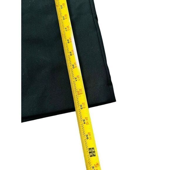 Zara Womens Midi A-Line Skirt S Small Black Zipper Back Slit NWT - Picture 7 of 9